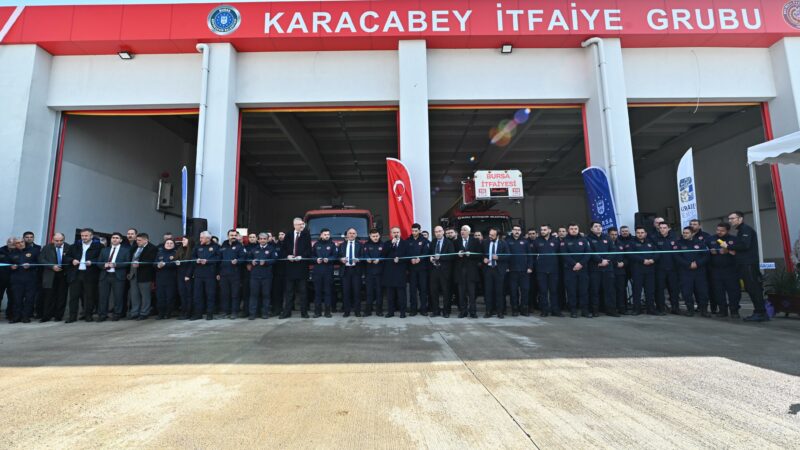Bursa’ya yeni hizmet binası! Bursa Büyükşehir Belediyesi, Karacabey’e yeni itfaiye binası kazandırdı... Bursa