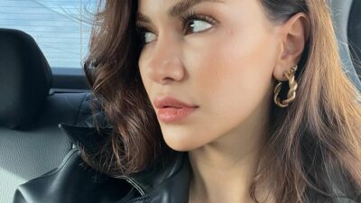 Mayolu poz! Fit vücudu dikkat çekti…