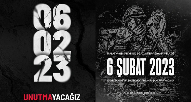 Kulüpler 6 Şubat’ı unutmadı Kahramanmaraş merkezli 6 Şubat 2023 tarihinde meydana gelen, depremlerin yıl