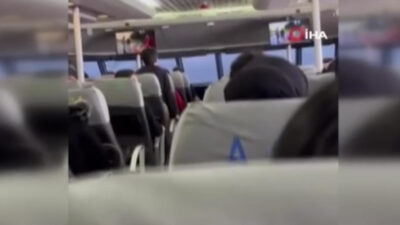 Bursa deniz otobüsünde korku dolu anlar…