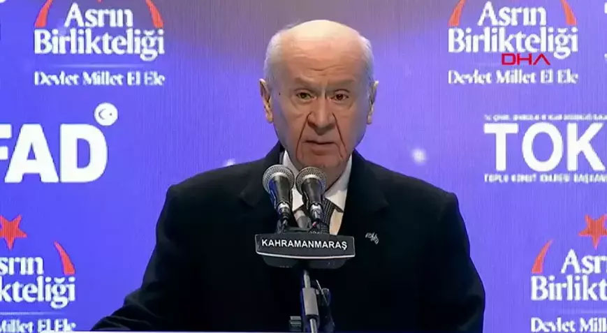 MHP lideri Bahçeli’den Kahramanmaraş’ta açıklamalar
