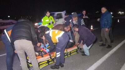 Bursa’da motosiklet devrildi: Yaralılar var