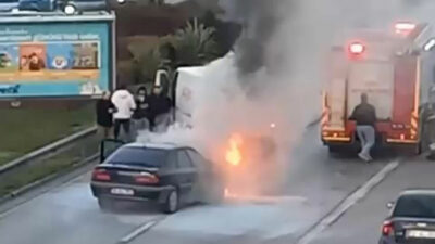 Bursa’da korku dolu dakikalar! Seyir halindeyken…