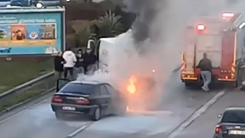 Bursa’da korku dolu dakikalar! Seyir halindeyken…