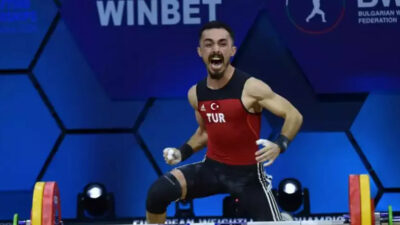 Avrupa Halter Şampiyonası’nda milli sporculardan bir altın iki bronz madalya