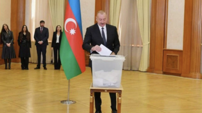 Azerbaycan’da halk yine Aliyev dedi