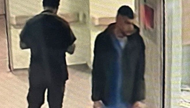 Ameliyat elbisesiyle firar ederken yakalandı