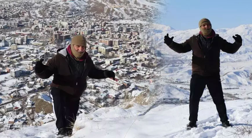 Tüm şehir ayaklarının altında! ‘Yalnız Kurt’ Sitare Dağı’na 10 dakikada tırmanıyor