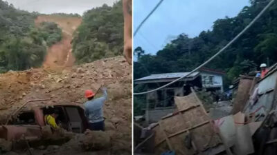 Filipinler’de toprak kayması: 45 yaralı, 41 kayıp