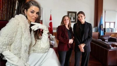 Hande Erçel okula geri döndü