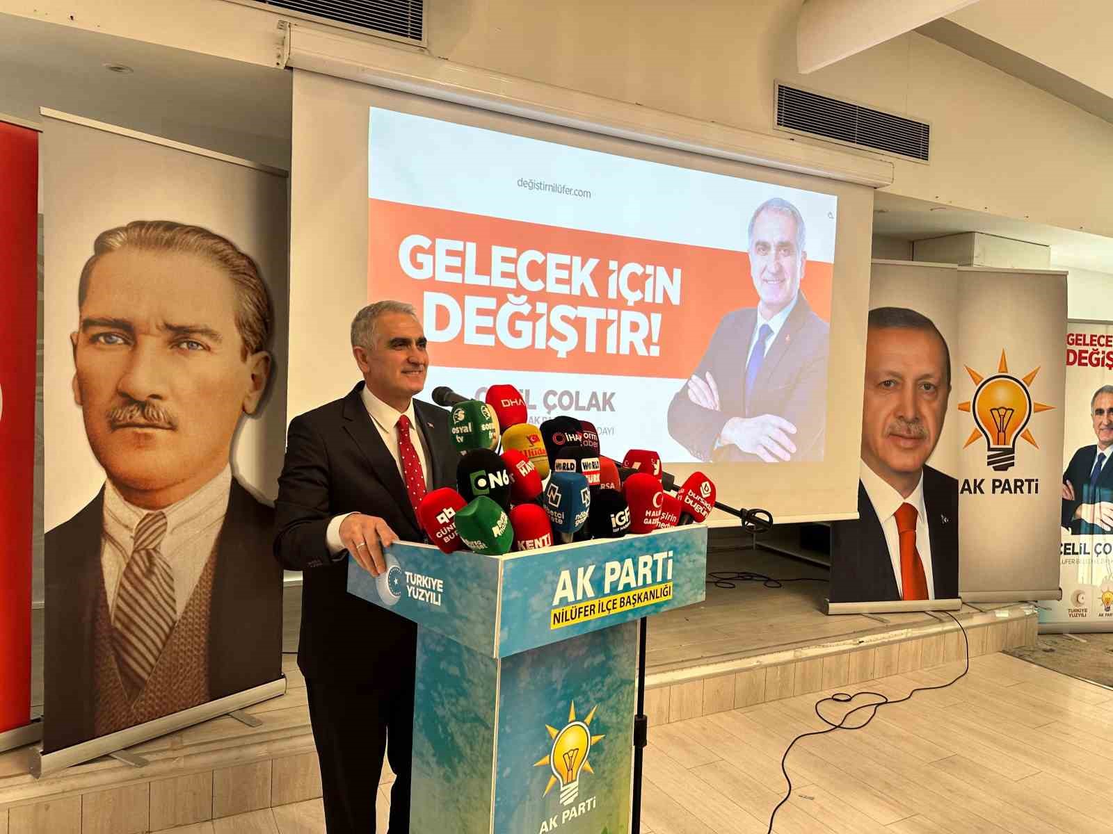 AK Parti’nin Nilüfer adayı Celil Çolak: Yüzde 62 ile kazanacağız