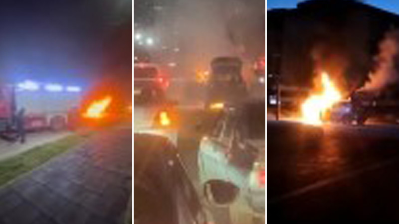 Bursa’da korku dolu anlar! Seyir halindeki otomobil…