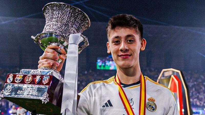 Real Madrid sosyal medya platformu X üzerinden genç yıldız Arda