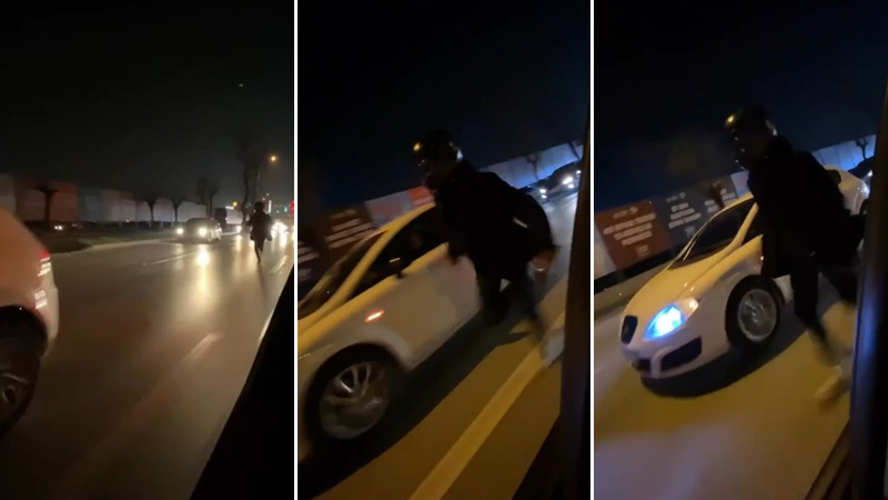 Bursa’da canını böyle hiçe saydı!