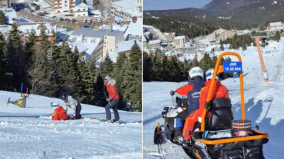 Uludağ’da faciadan dönüldü