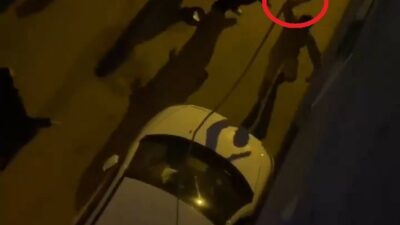 Bursa’da aileler arasındaki palalı kavga kamerada