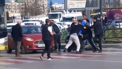 Bursa’da trafikte kavga