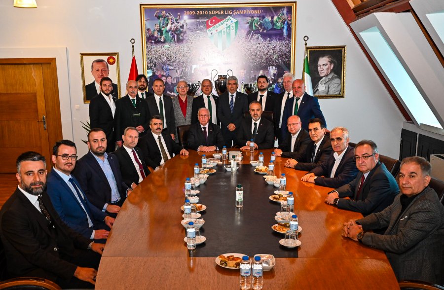 Başkanlardan Bursaspor’a büyük destek! Başkanlardan Bursaspor’a büyük destek!