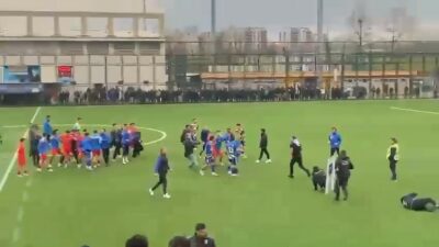 Bursa’da maç sonrası ortalık karıştı