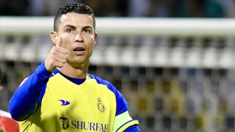 Suudi Arabistan ekibi Al Nassr'da forma giyen Portekizli yıldız futbolcu