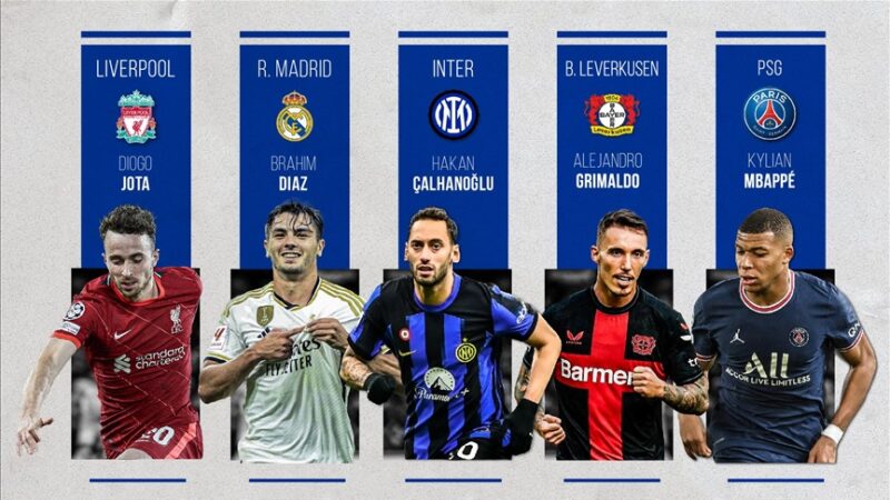 Avrupa'nın 5 büyük futbol ligi kabul edilen İngiltere (Premier Lig),