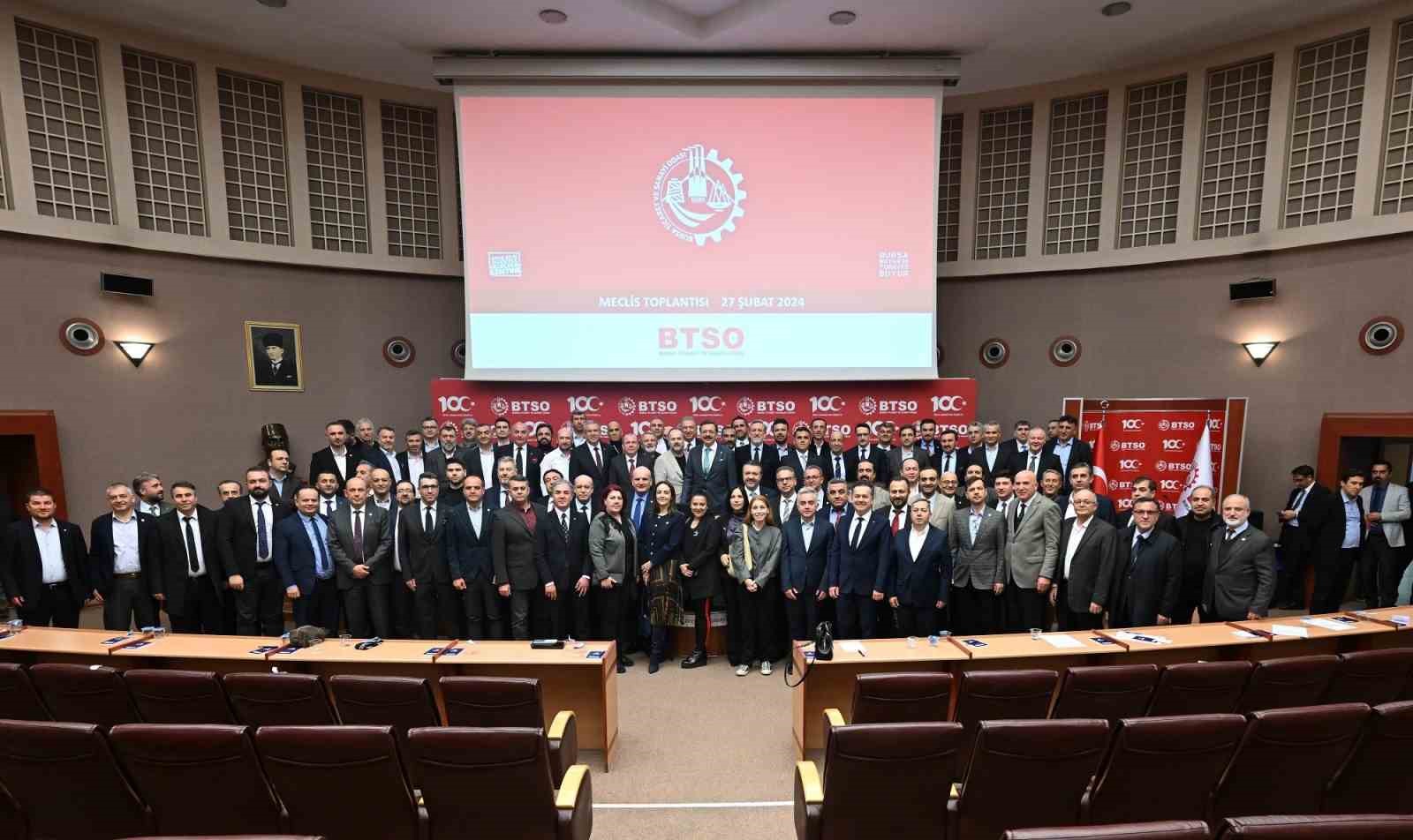 TOBB Başkanı Rifat Hisarcıklıoğlu: ‘BTSO proje fabrikası haline geldi’