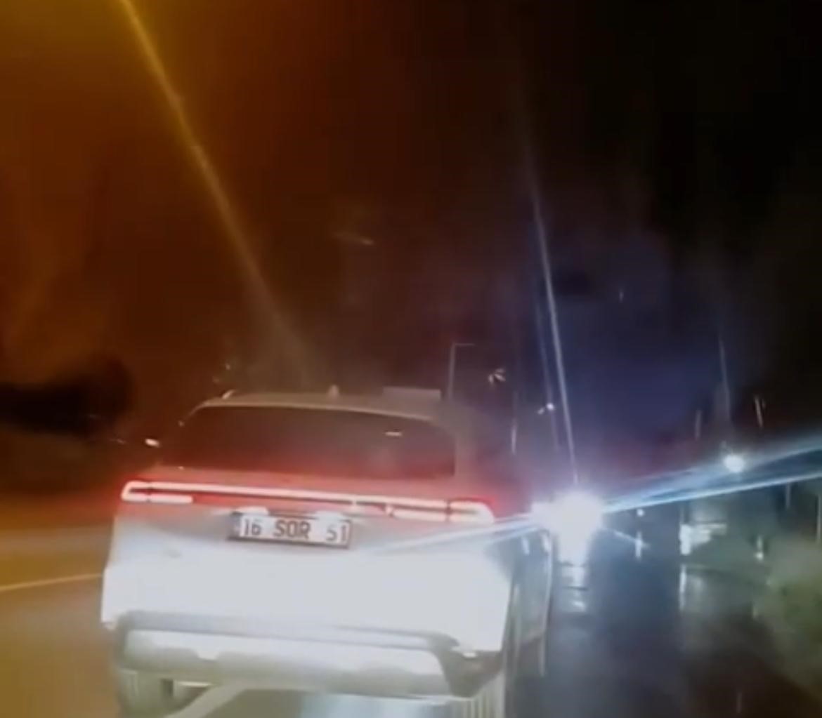 Bursa’da trafikte korku dolu anlar!