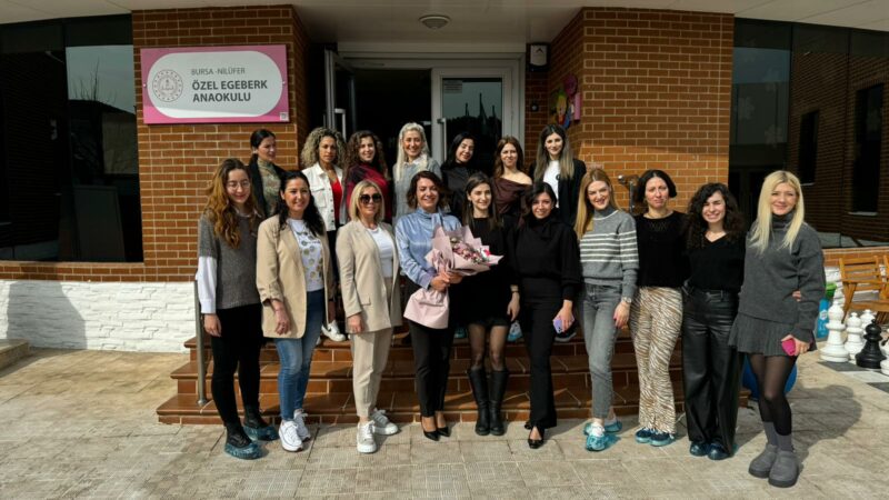 Özel Egeberk Anaokulu öğretmenleri, Duygu Dostu Okul Eğitimi'nin ilk basamağını