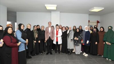Başkan Taban’ndan Huzur Mahallesi İNESMEK Kurs Merkezine ziyaret