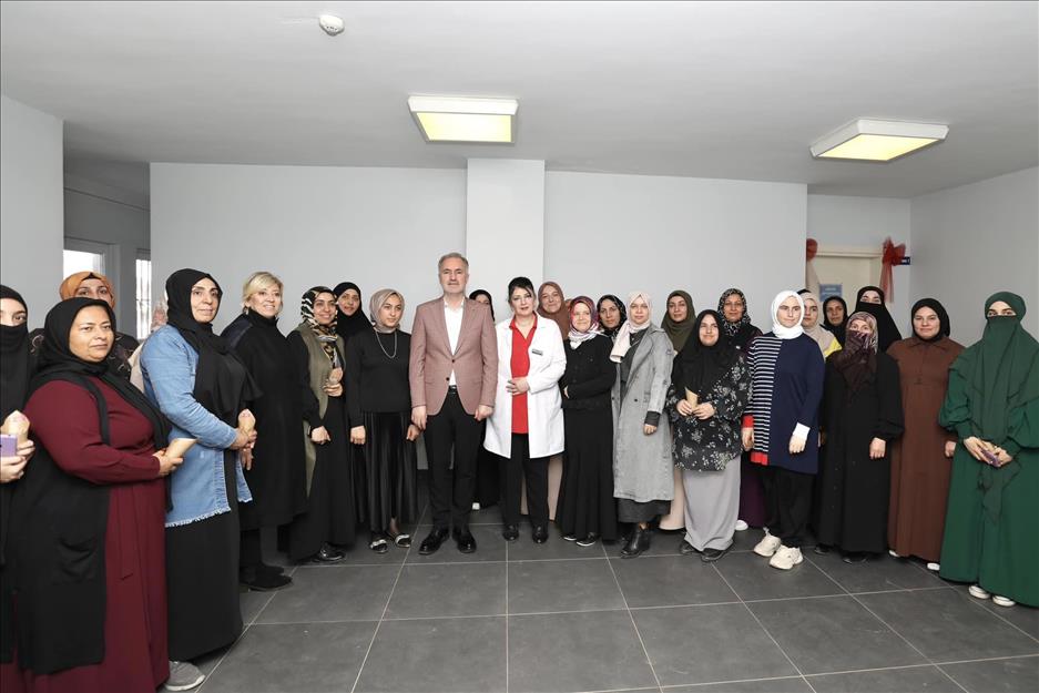 Başkan Taban’ndan Huzur Mahallesi İNESMEK Kurs Merkezine ziyaret