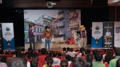 İnegöllü miniklerin ramazan misafiri ‘Rafadan Tayfa’