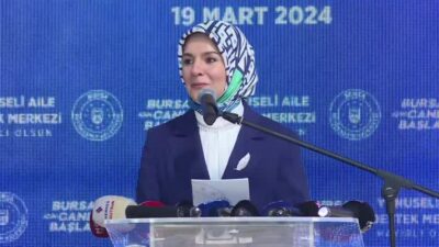 Aile Bakanı Göktaş, Bursa’da konuştu: ‘Büyük bir zafere imza atacağız’