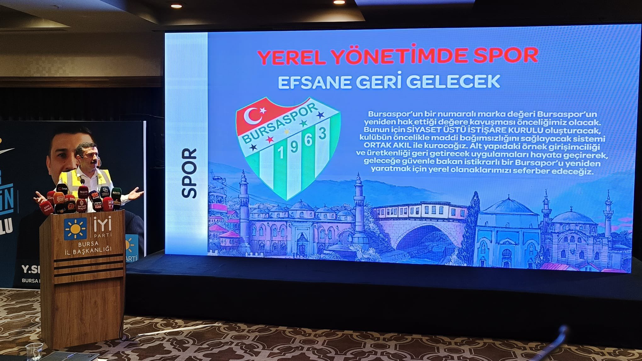 Bursa Büyükşehir Belediye Başkan Adayı Selçuk Türkoğlu’ndan Bursa’ya 100 proje!