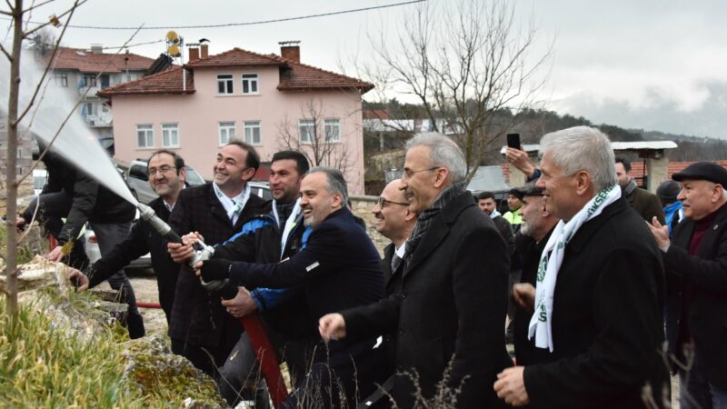 Bursa’da tankerle içme suyu taşınan ilçesine müjde! 8 mahallede bayram var…