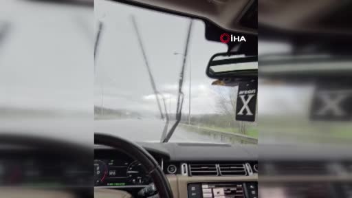 Bursa’da dolu yağışı