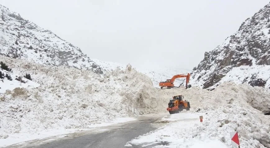Doğuda kar esareti: Van-Çatak Karayolu’nda 10 bölgeye çığ düştü