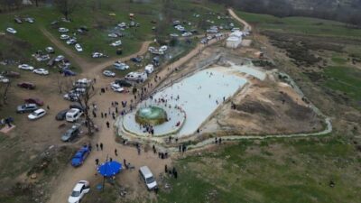 Görüntüler Bursa’dan… Buraya akın akın geliyorlar