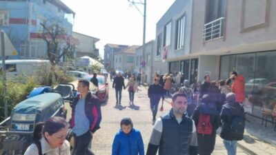 Gölyazı’da hafta sonu yoğunluğu