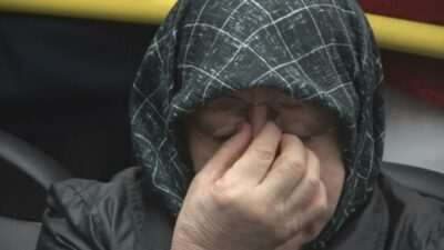 Bursa’da metroda duygulandıran dakikalar