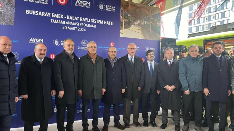Bursa’ya 202 milyar liralık dev yatırım Ulaştırma ve Altyapı Bakanı Abdulkadir Uraloğlu, Türkiye’de kent içi raylı