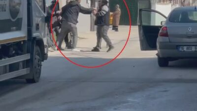 Bursa’da yumruklar havada uçuştu!