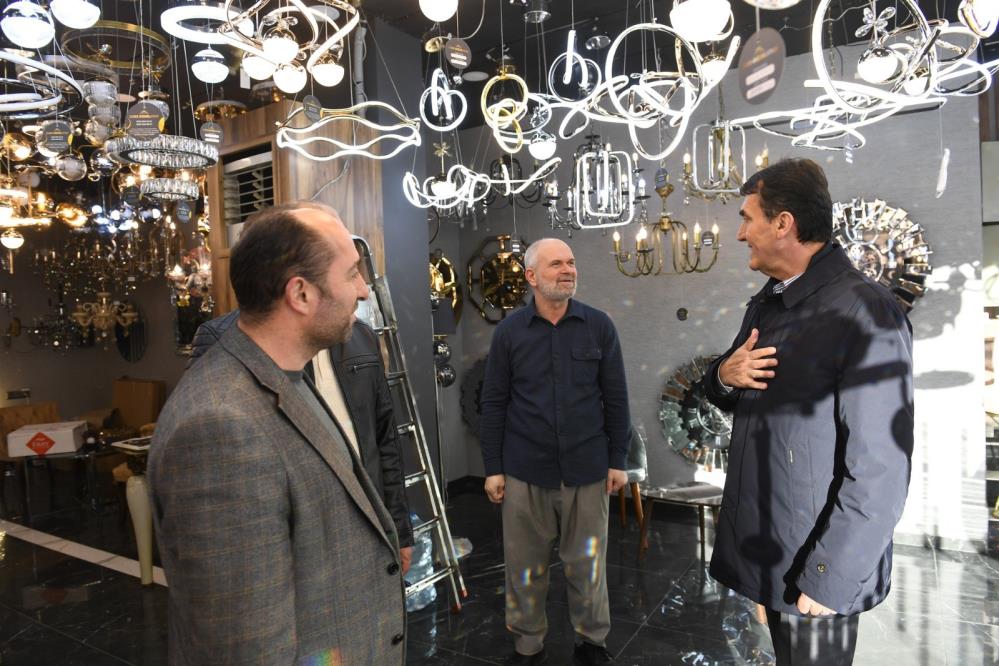 Gazcılar esnafından Başkan Dündar’a destek