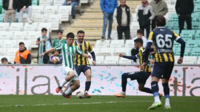 Bursaspor maçında bir ilk!