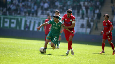 Bursaspor 2-0 öne geçtiği maçta 1 puana razı oldu