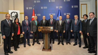 Bakan Şimşek’ten bir ziyaret de Büyükşehir’e