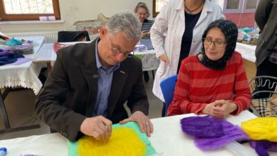 CHP’nin Mudanya adayı Deniz Dalgıç’tan üreten kadınlara destek sözü