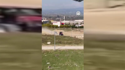 Ehliyetsiz sürücü traktörle polisten kaçtı