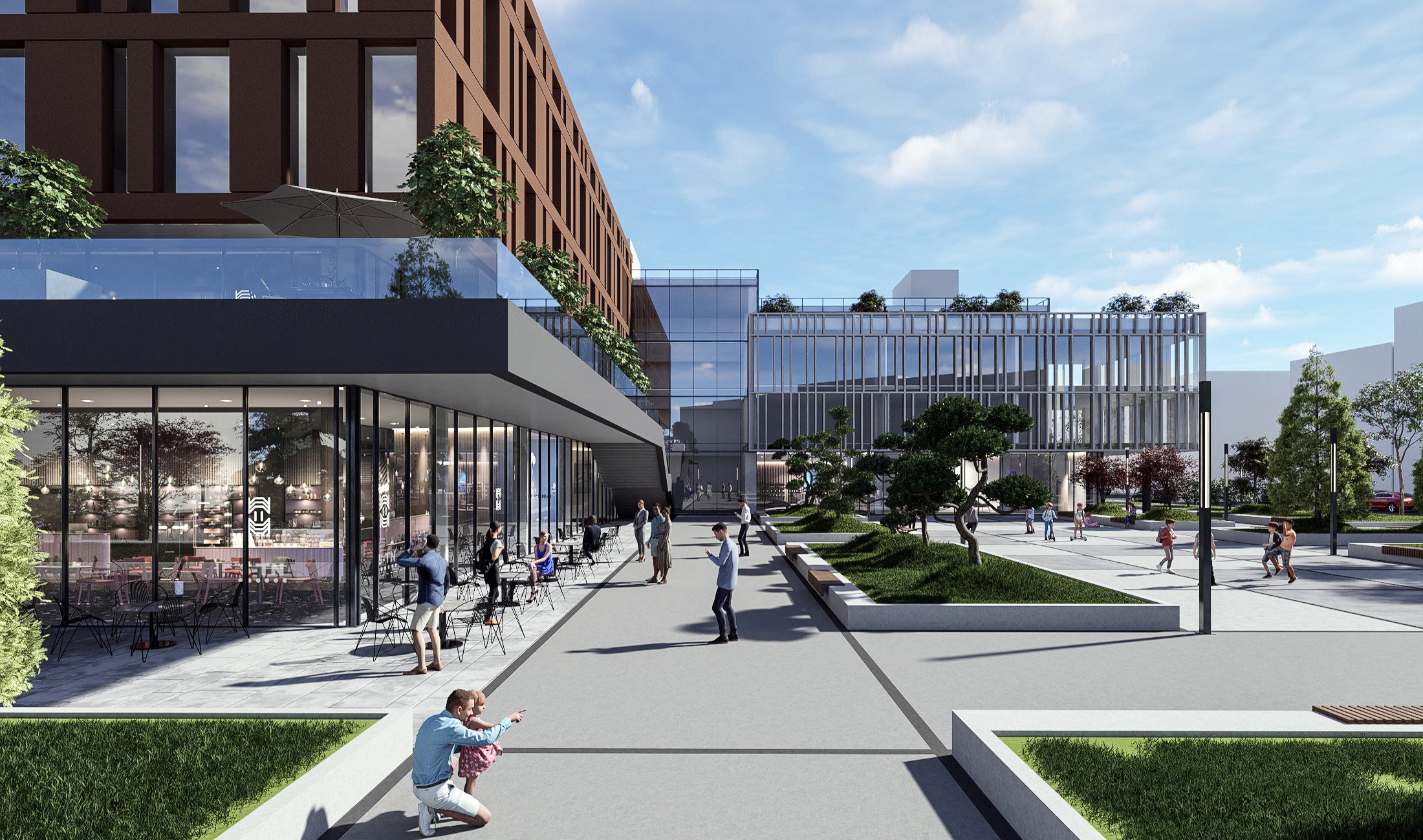 Bursa İnegöl Ek Hizmet Binası, yeni bir meydan ve modern ticari üniteye dönüşüyor