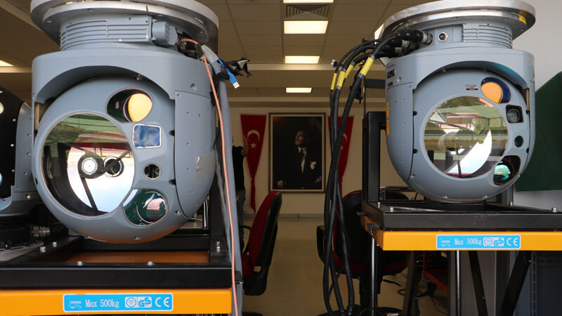 ASELSAN tarafından milli hava platformları için geliştirilen elektro-optik keşif, gözetleme