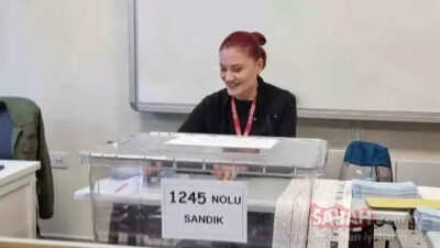 1245 nolu sandık başına gelen Candan Erçetin sürprizi ile karşılaştı!